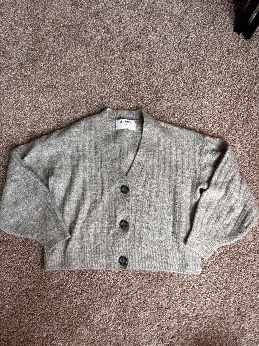 Old Navy Button Front Cardigan in Gray
